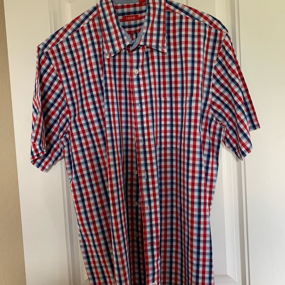 Izod Button-down Short Sleeve